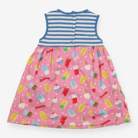 Dress blue stripe ice cream skirt