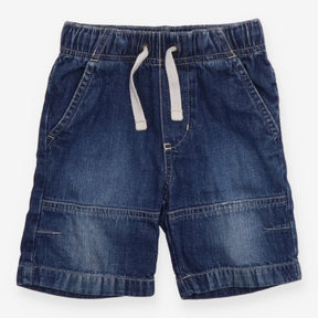Shorts denim with white drawstring