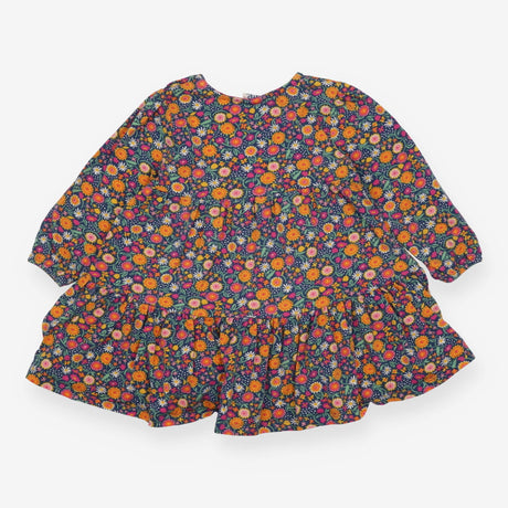 Dress long sleeves navy floral