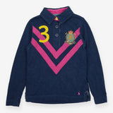 T-shirt blue and pink polo shirt
