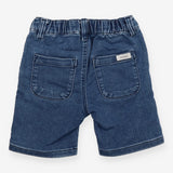 Light Blue Denim Short with buttons front and back