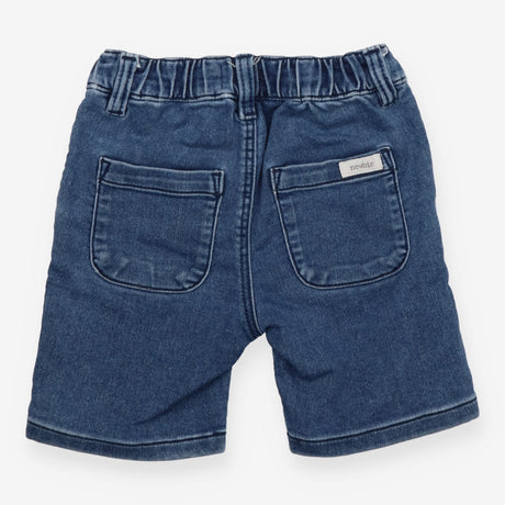 Light Blue Denim Short with buttons front and back