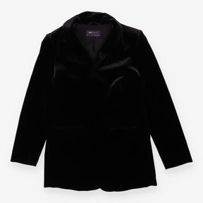 Blazer black velvet