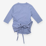 Light Blue Skin-to-Skin Jersey 3/4 Sleeve Top