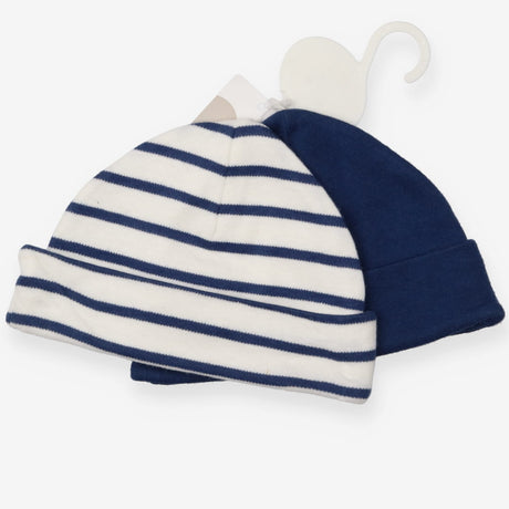 Baby Hat Blue Mix 2 Pack