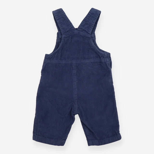 Dungarees Cord Blue with House Applique
