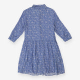Dress Blue Floral Shirt