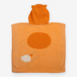 Roy's Boy Poncho toweling bluey orange