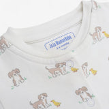 Sleepsuit Cream Puppy & Duck