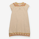 Dress knit rainbow cream