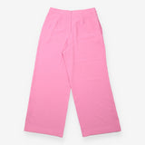 QUERY Wide Leg Trousers Pink Tailored High Waist