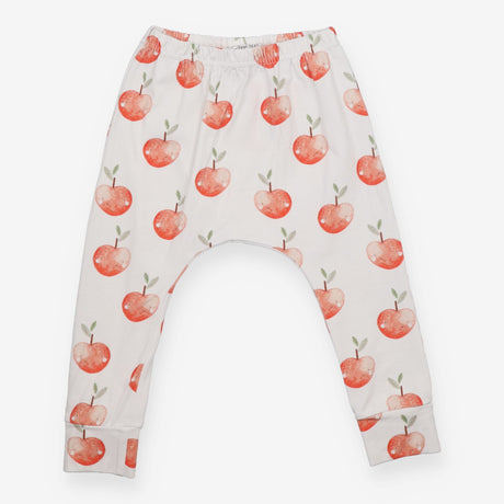 Harem legging White with Apples print