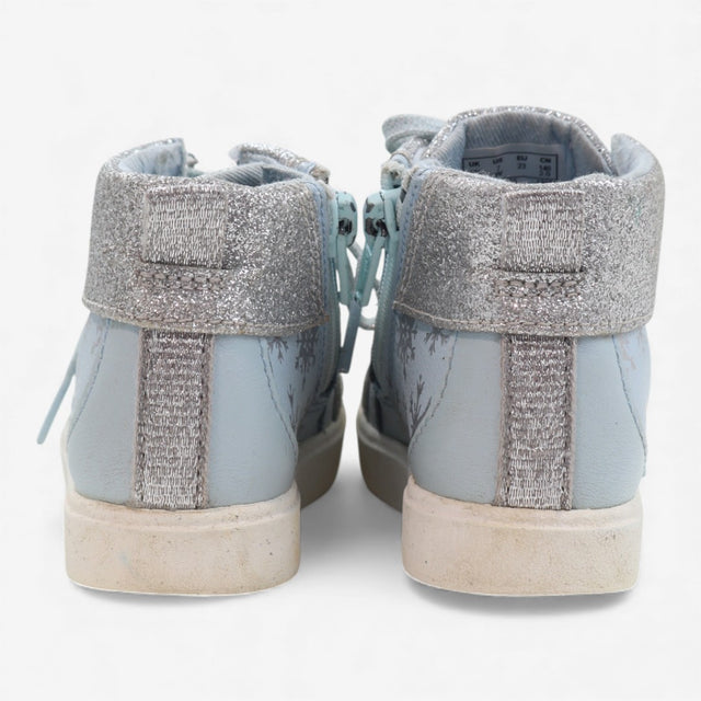 Boots Frozen blue silver