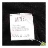 Jumper Black Sheer Fine Knit V-Neck