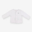 Cardigan jersey white small grey elephant