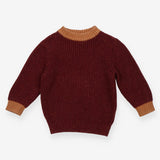 Burgundy Knit Sweater