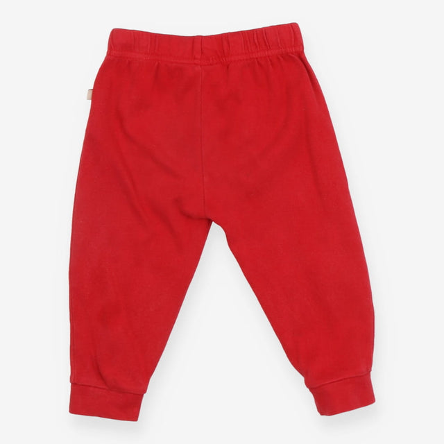 Crawler Joggers Red with Star Knee Patches