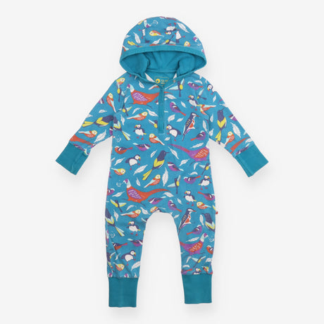 Blue "For The Birds" Onesie
