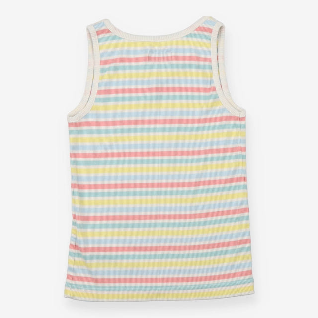 Striped Ribbed Vest