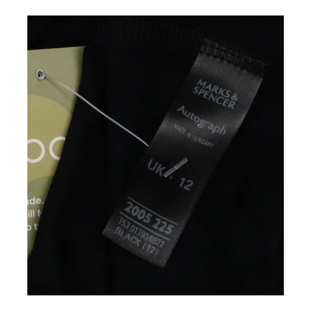 Sonja Nuttall for Autograph M&S Black Tie Front Lo