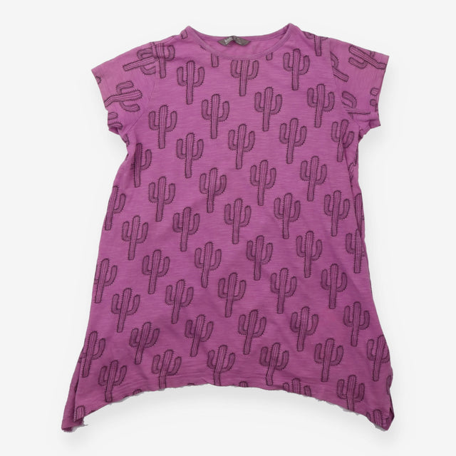 Tunic Purple with cactus prints