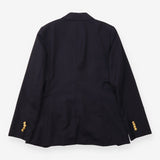 Navy 100% Italian Wool Classic Fit Blazer