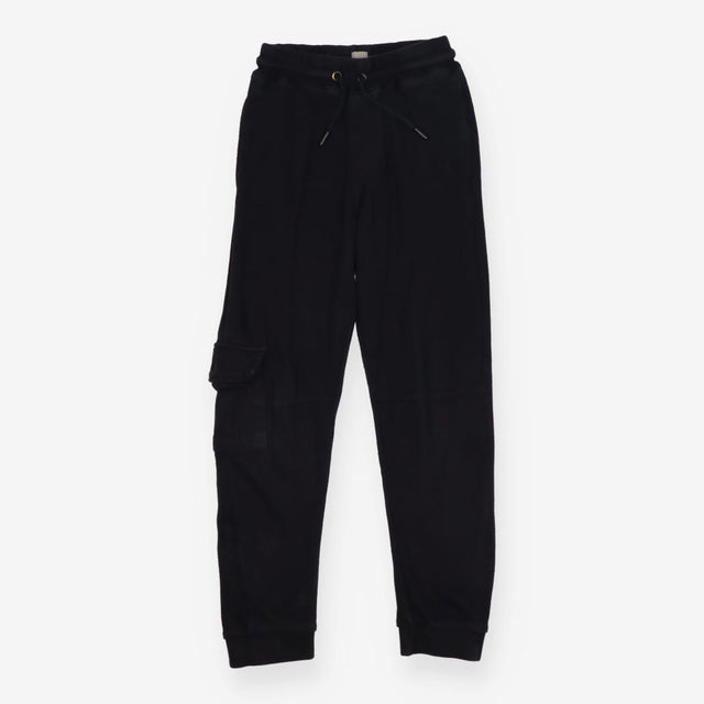 Cord Woven Jogger Bottom Black
