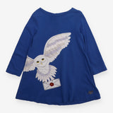 Dress blue jersey LS Harry Potter Hedwig