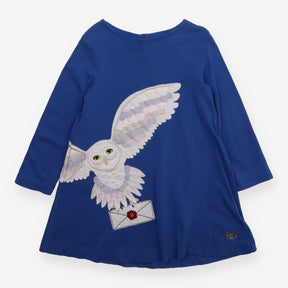 Dress blue jersey LS Harry Potter Hedwig