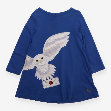 Dress blue jersey LS Harry Potter Hedwig