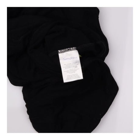 Black Bamboo Maternity Nursing Vest Top