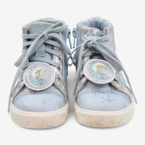 Boots Frozen blue silver