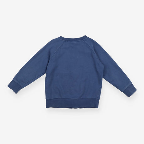 Blue Heart Zip Hoodie