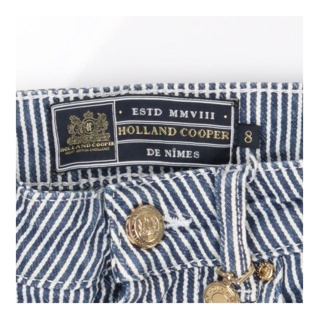 Holland Cooper Blue Stripe Classic Straight Leg Je