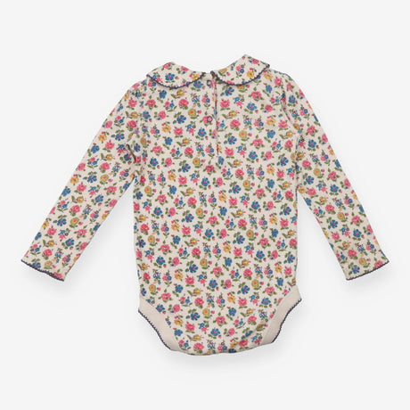 Cream Floral Bodysuits