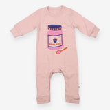 Sleepsuit long sleeve pink home made jam 