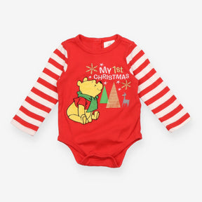<Disney Store> Bodysuit long sleeve red winnie the