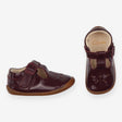 Roamer Burgundy Patent T-Bar Shoes