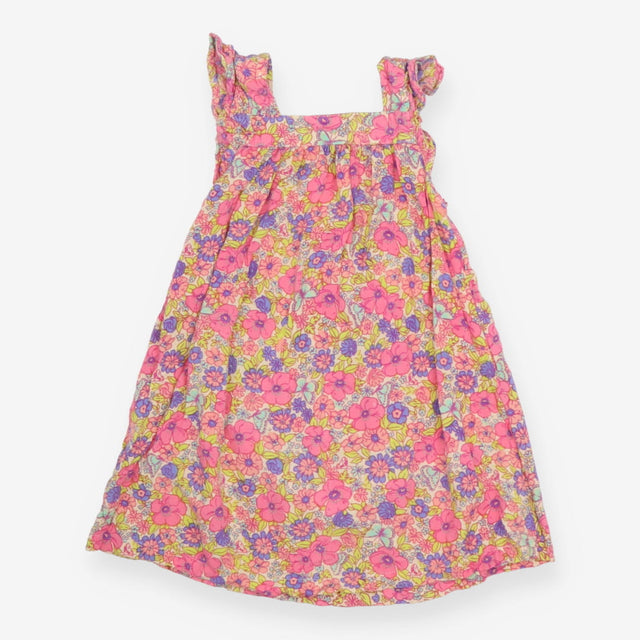Pink floral dress