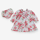 Blue Flowers Dress + Bloomers