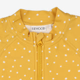 Yellow spotty sunsuit