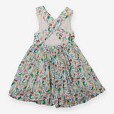 Summer dress white floral and mermaid
