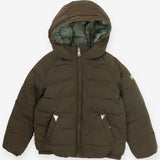 Puffer reversible green khaki