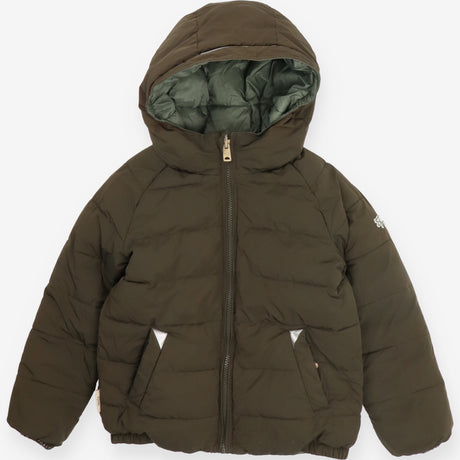 Puffer reversible green khaki