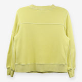 Per Una Yellow Garment Dye Oversized Crew Neck Swe