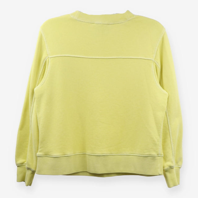 Per Una Yellow Garment Dye Oversized Crew Neck Swe