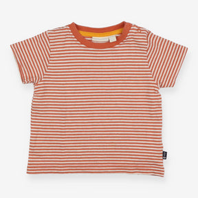 Tee SS Burnt orange stripes