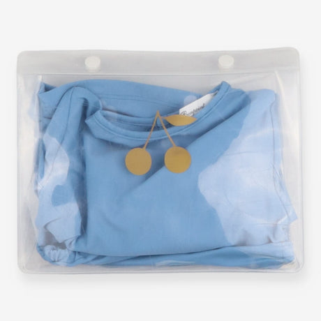 Swim top and pants blue