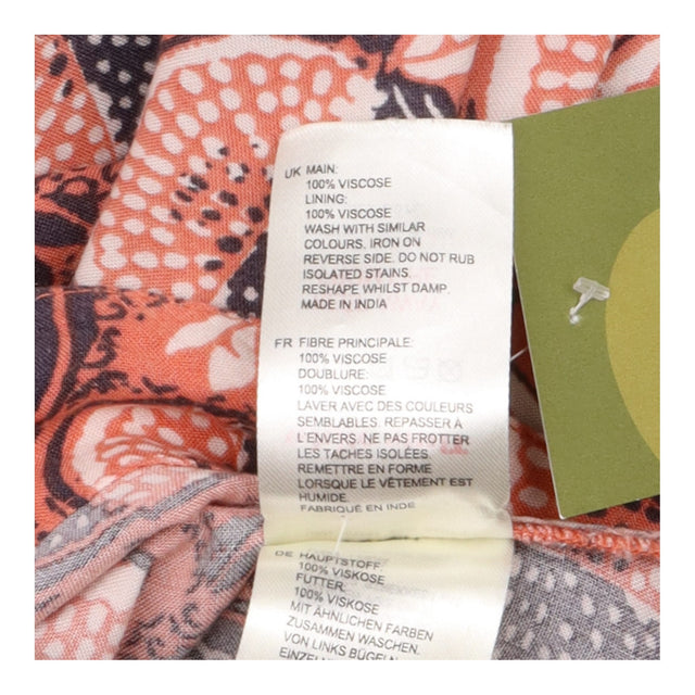 Skirt Midi Fig Fruit Print A Line Viscose