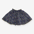 Skirt blue floral smock waist